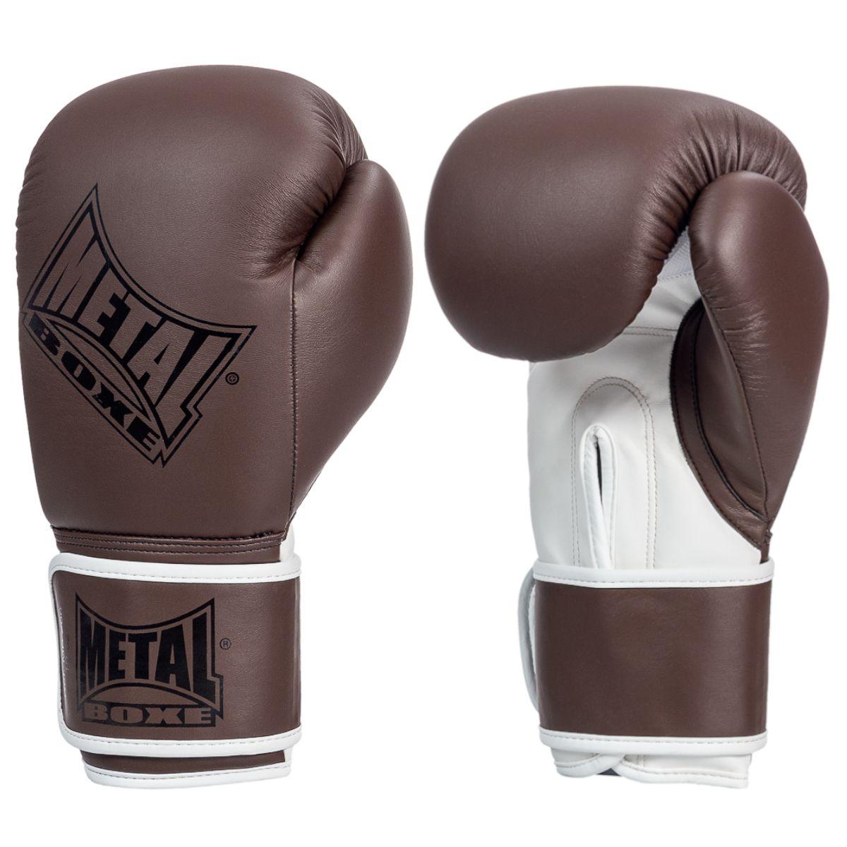 Gants de boxe initiation Metal Boxe MB200 - Marron