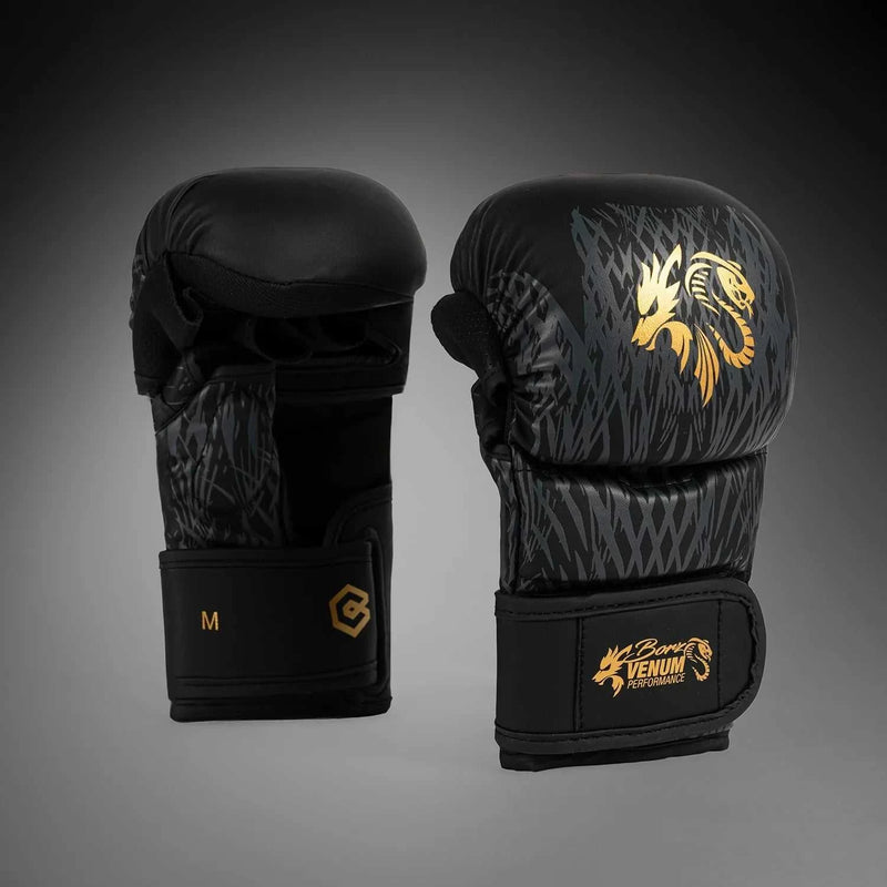 Gants de Sparring MMA Venum x Chimaev Wild Borz – Noir/Or