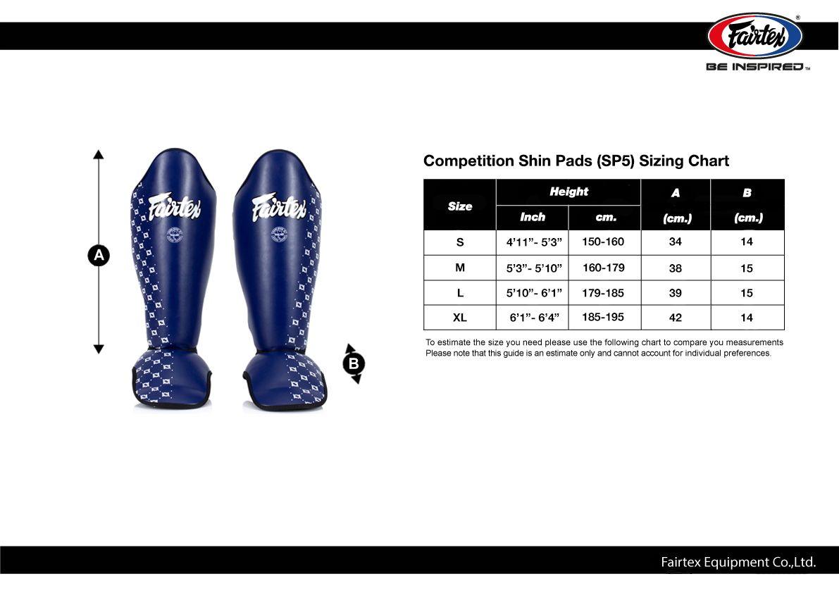 Protection tibias & pieds MMA Fairtex SP5