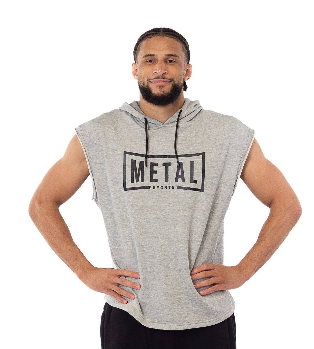 Sweat sans manches Metal Boxe Gris