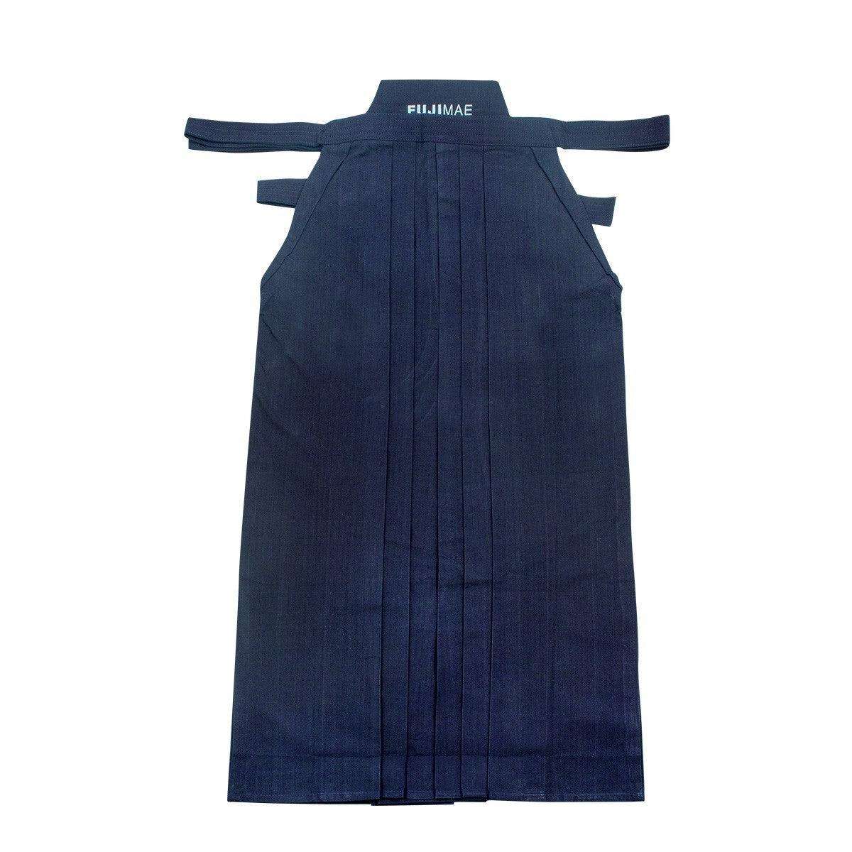 Hakama coton supérieure indigo FUJIMAE, thick high-quality cotton fabric, traditional Japanese indigo dye, navy blue martial arts garment