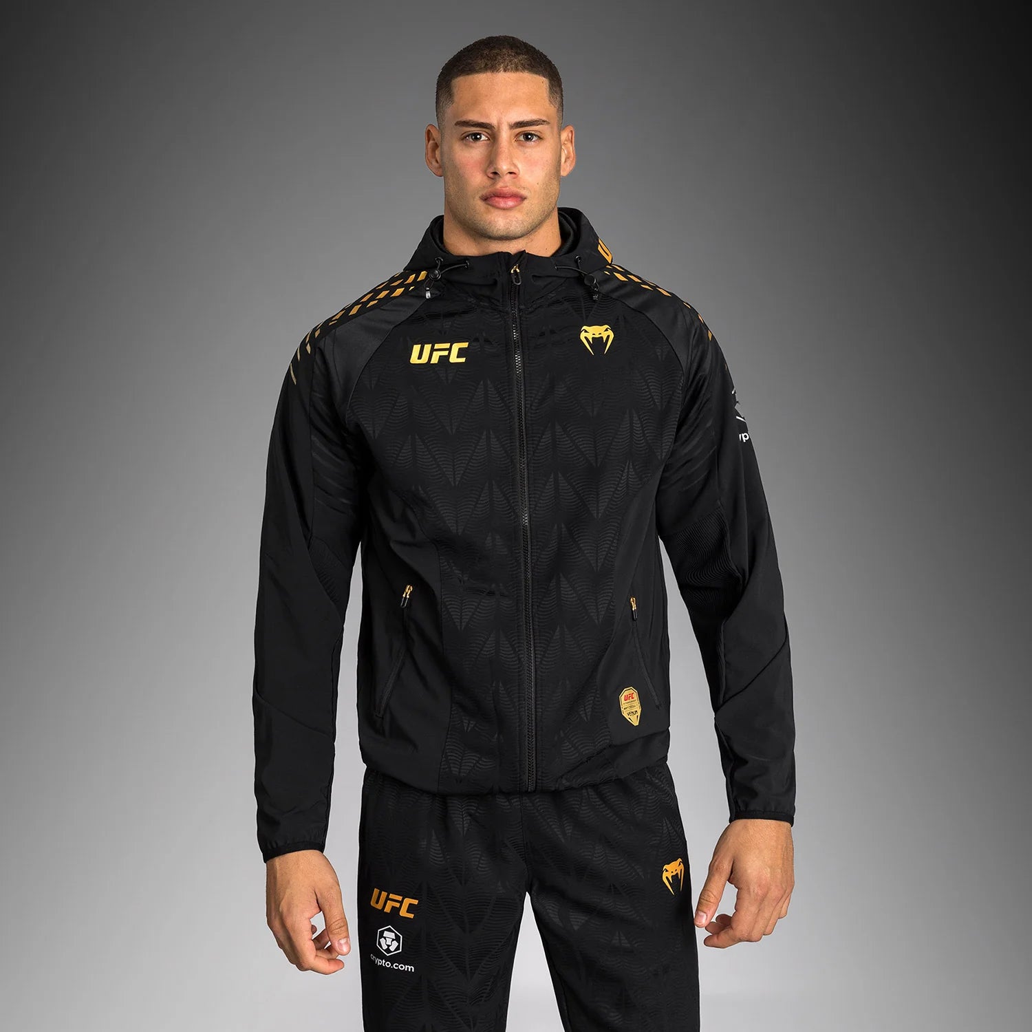 Hoodie Venum UFC Zenith Fight Night Black/Gold – Officiel UFC
