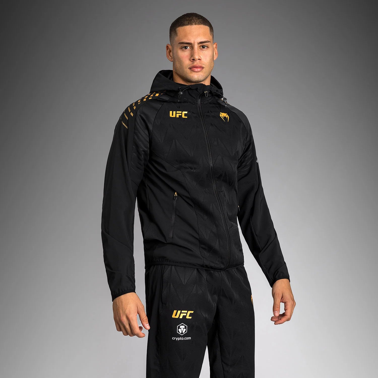 Hoodie Venum UFC Zenith Fight Night Black/Gold – Officiel UFC