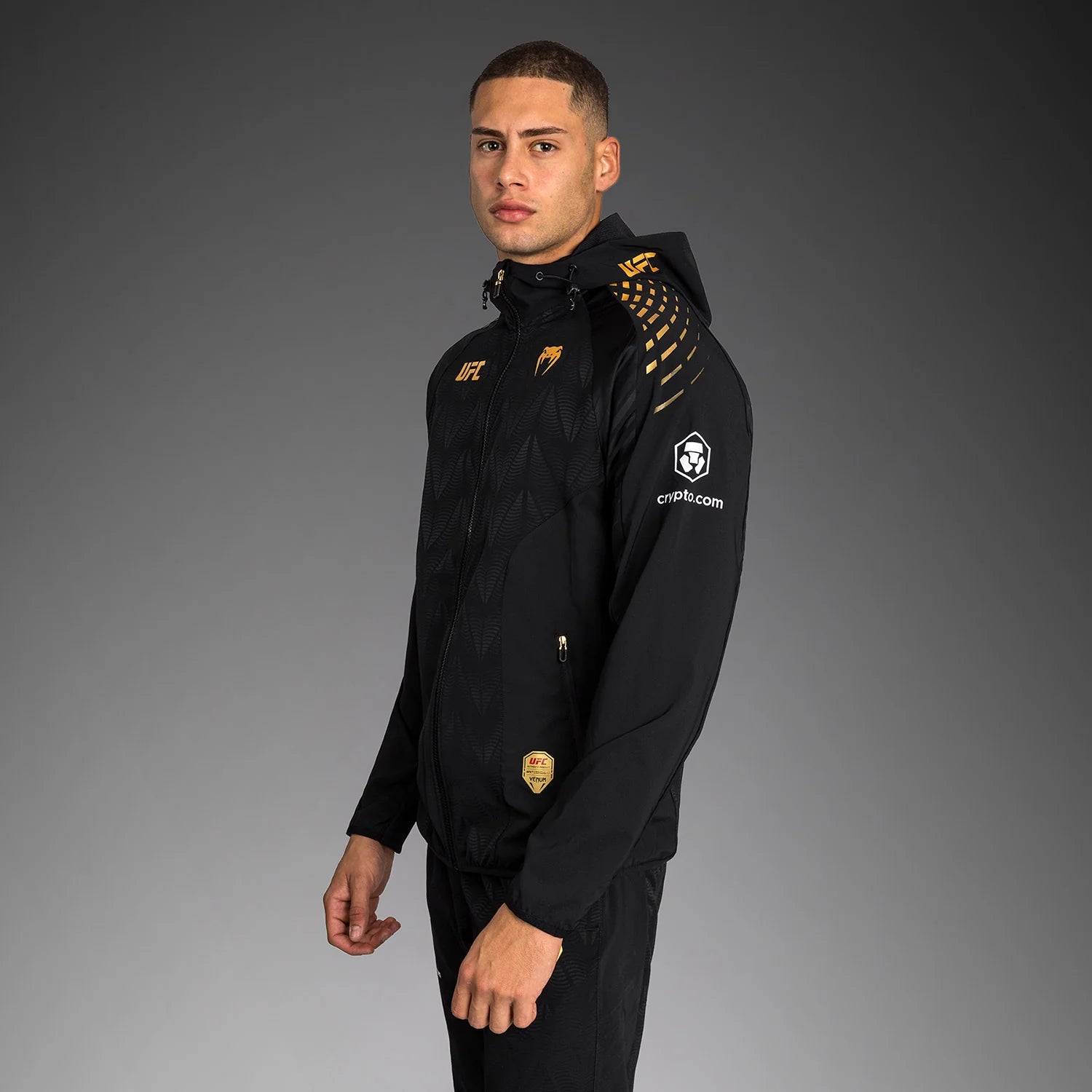 Hoodie Venum UFC Zenith Fight Night Black/Gold – Officiel UFC