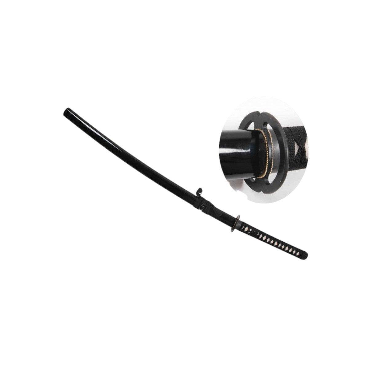 Katana practical Seigi lame acier Maru Noir
