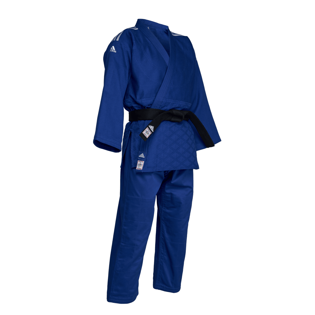 Kimono de Judo Adidas Champion III IJF - Bleu - Boutique des Arts Martiaux et Sports de Combat
