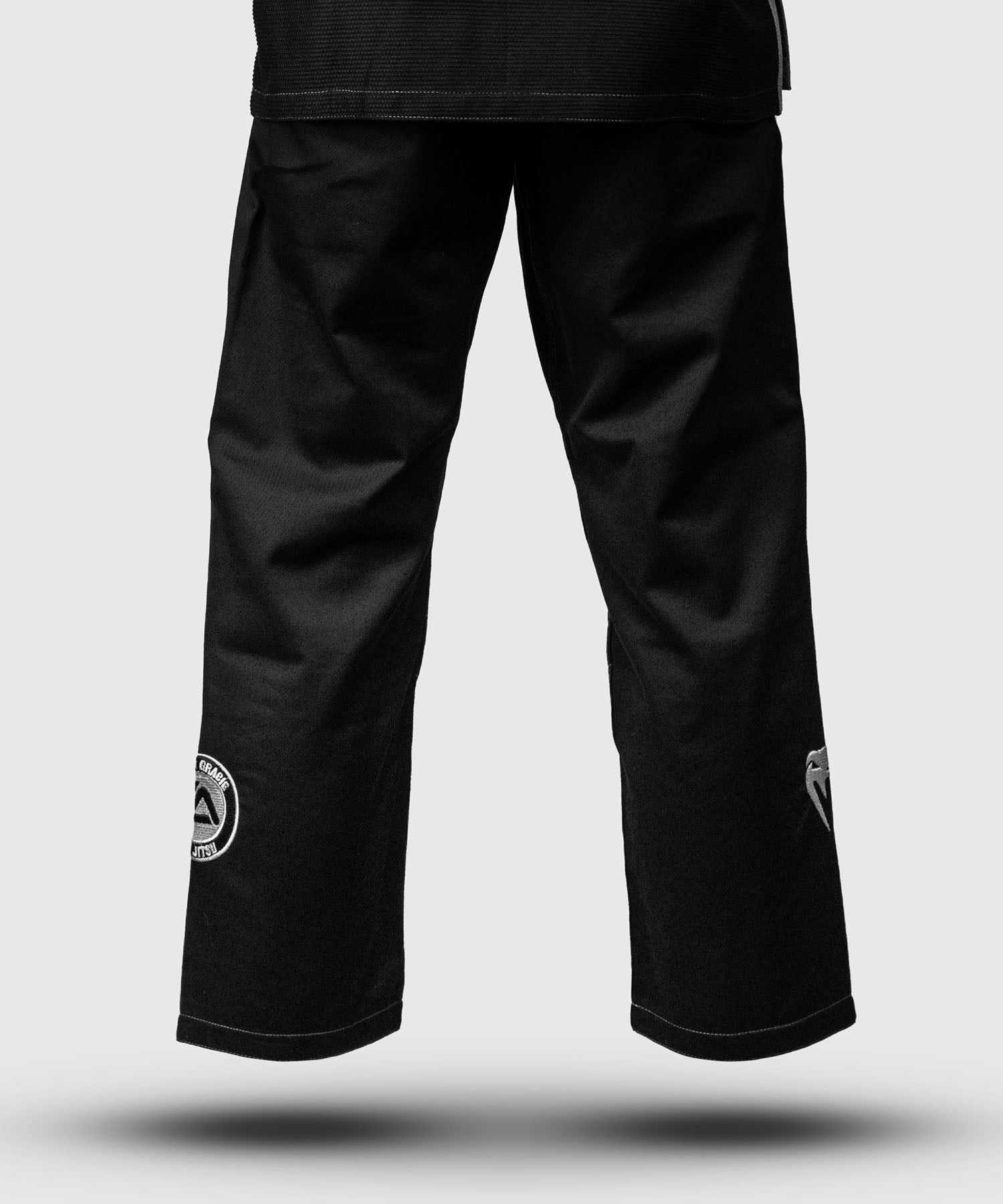 Kimono JJB Venum noir collaboration Roger Gracie Academy en coton résistant pour compétition BJJ