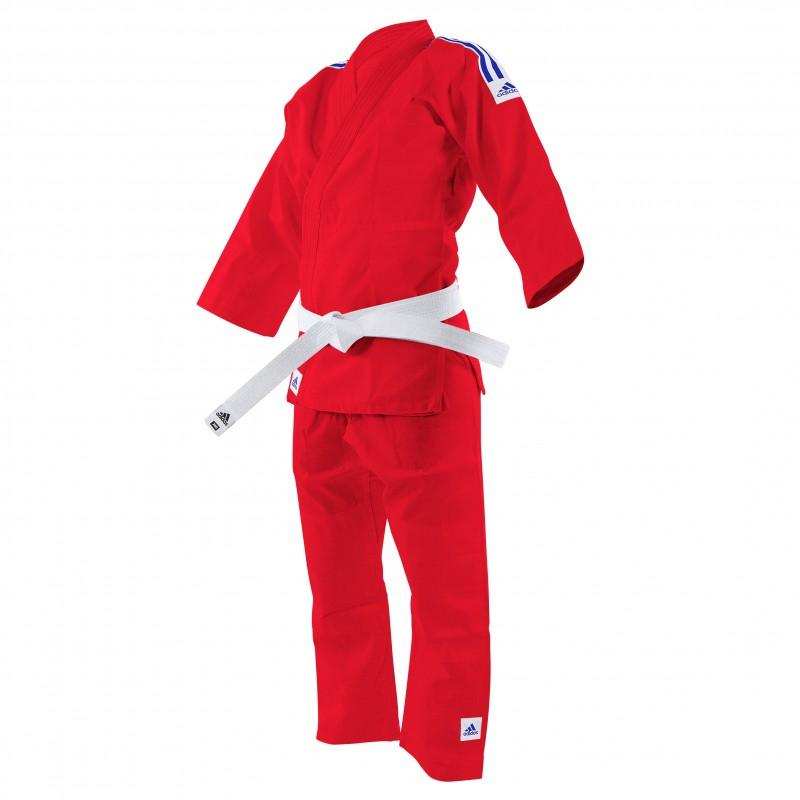 Kimono Judo Adidas J200 Initiation Rouge