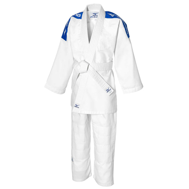 Kimono de Judo Mizuno Shiro Plus Junior – Bandes Bleues