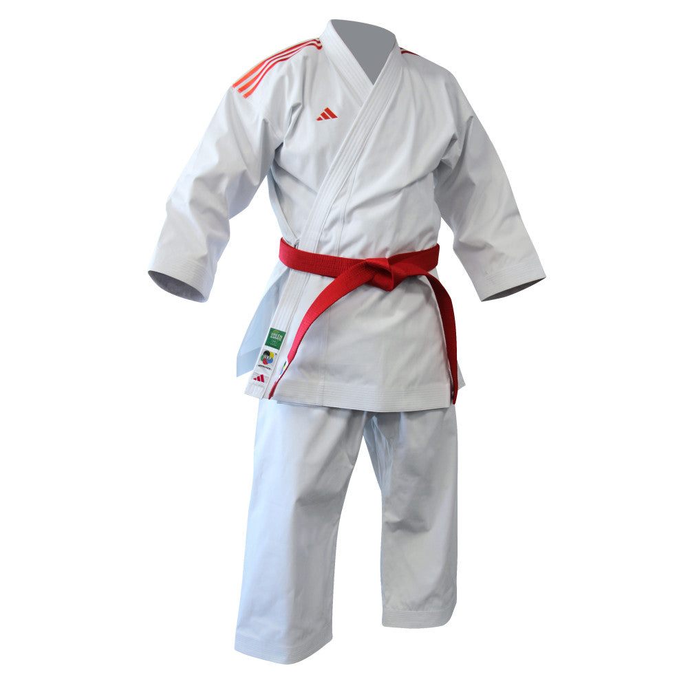 Kimono de Karaté Kata Shori Bandes Rouges - adidas