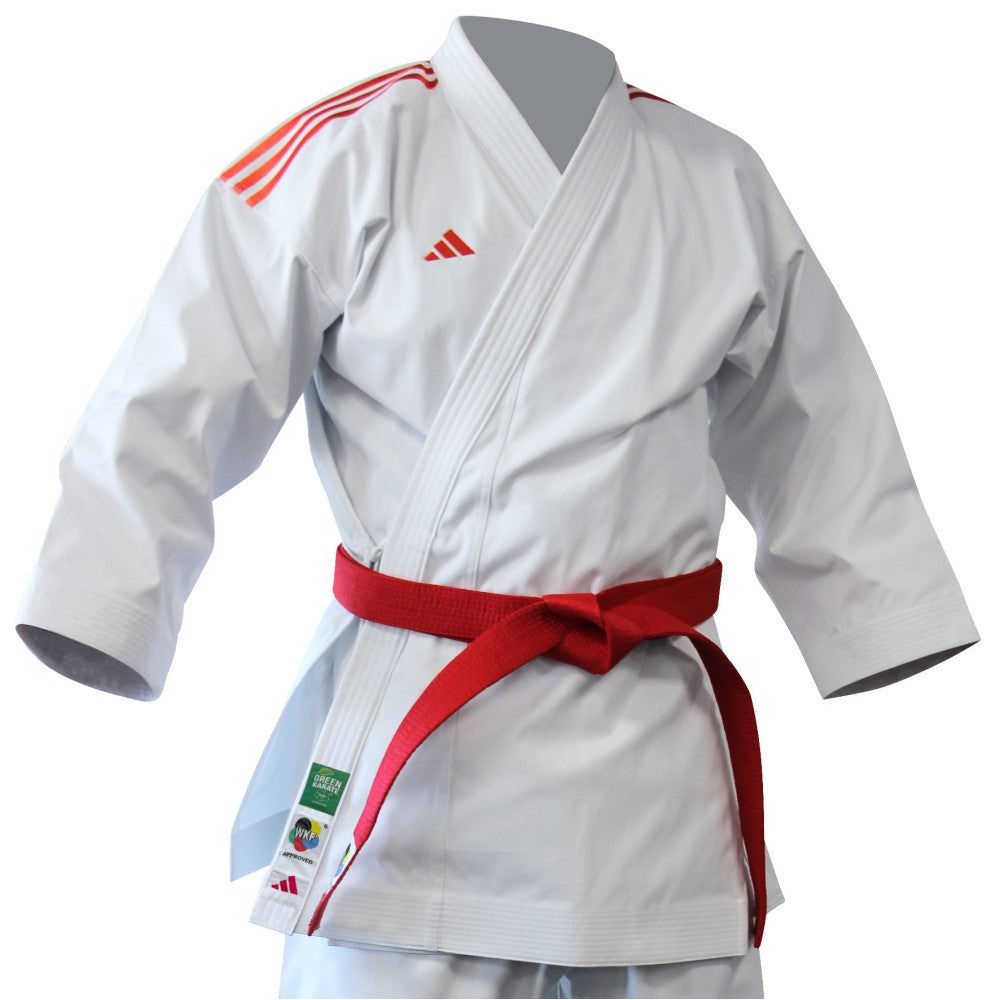 Kimono de Karaté Kata Shori Bandes Rouges - adidas