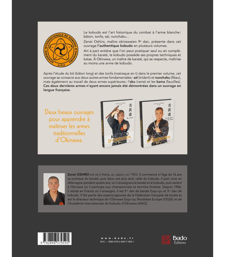 Kobudo d’Okinawa – Sai, Nunchaku, Eku & Kama