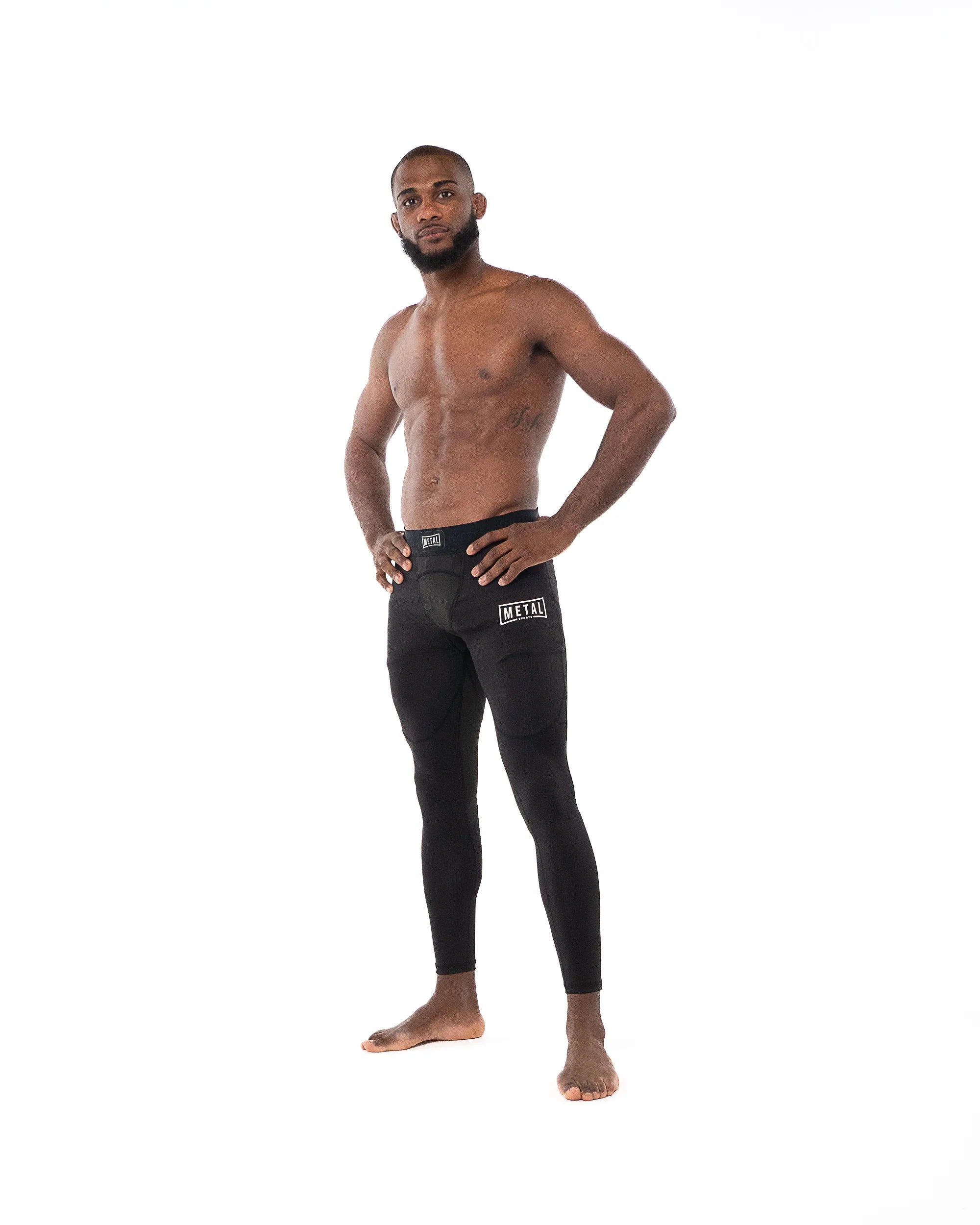 Legging Homme Metal Boxe - Noir