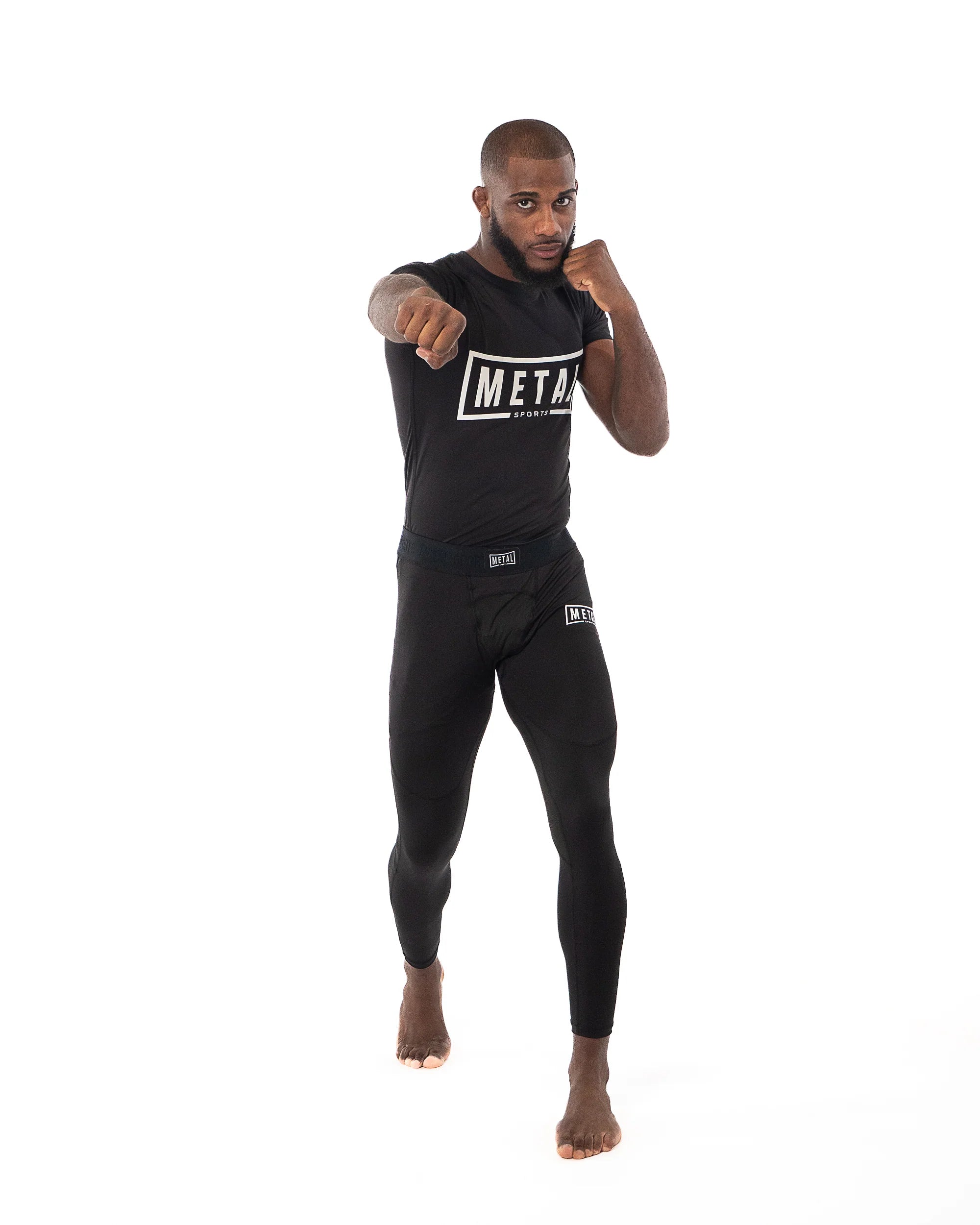 Legging Homme Metal Boxe - Noir