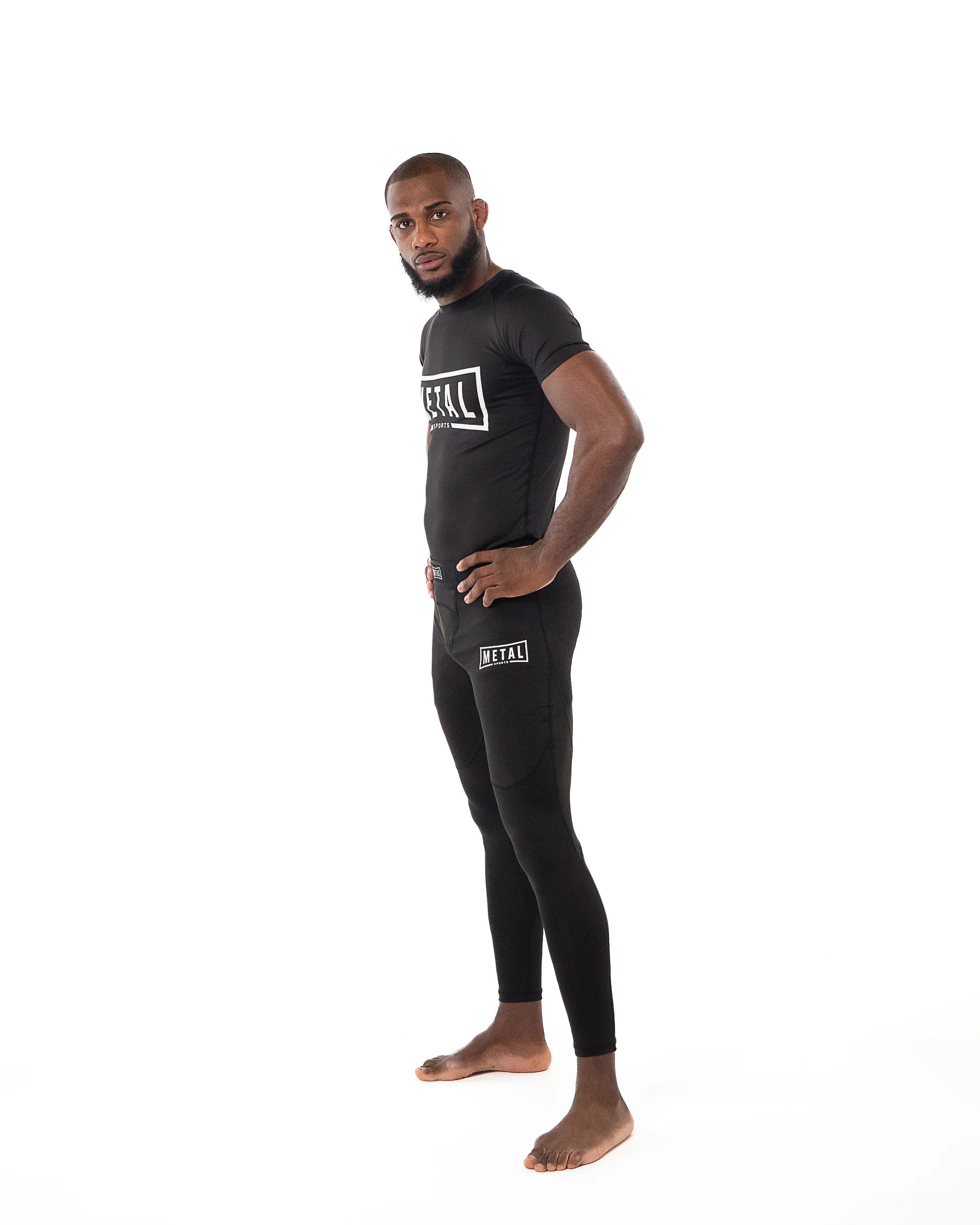Legging Homme Metal Boxe - Noir