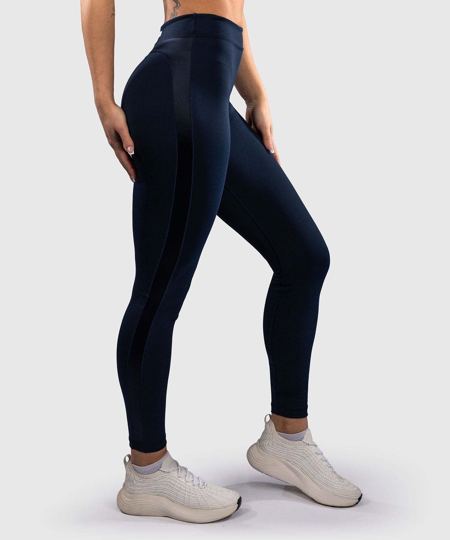 Legging pour femme Venum Sculpt Shape bleu marine compression maintien MMA grappling training
