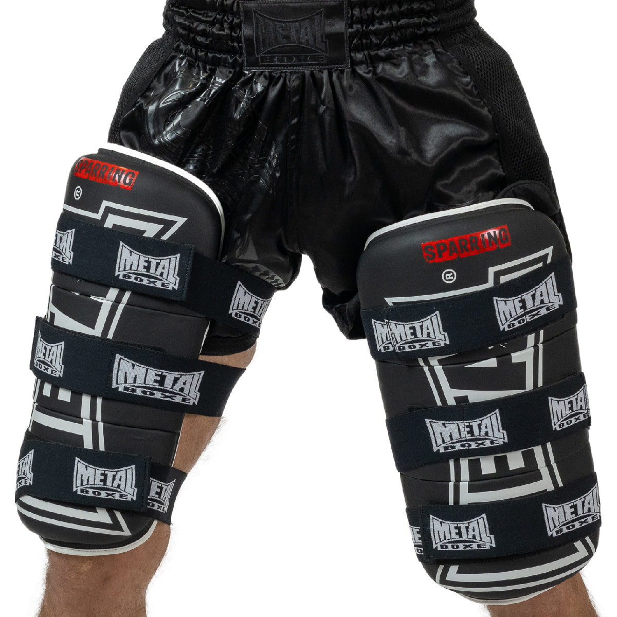Protège-cuisses Metal Boxe