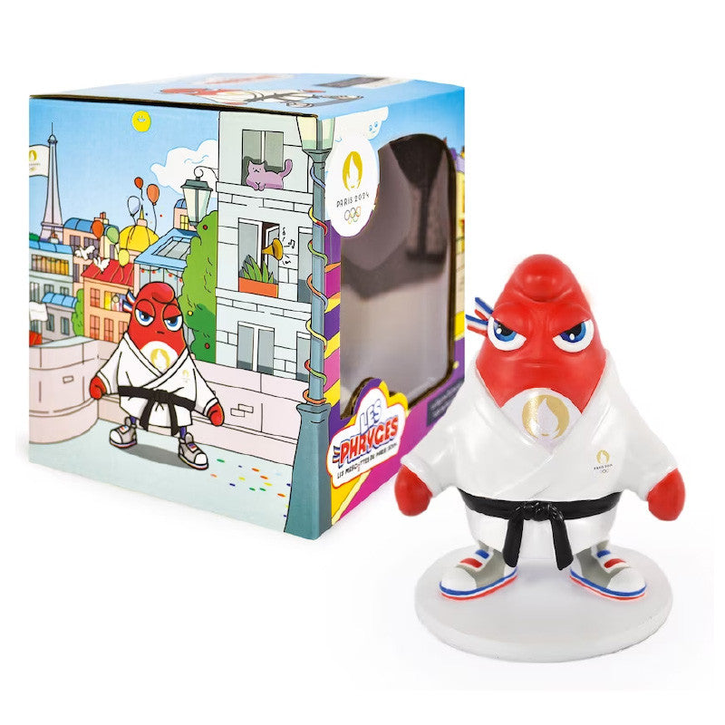 Mascotte Officielle Jeux Olympiques Paris 2024 - Figurine Judo "épuisé"