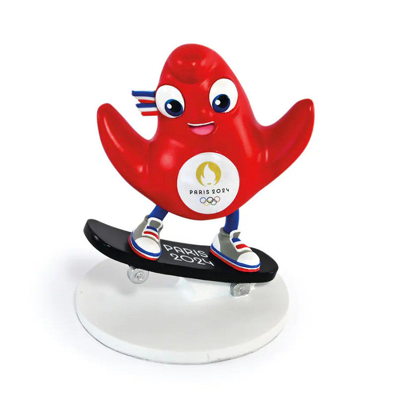 Mascotte officielle Jeux Olympiques Paris 2024 - Figurine Skateboard