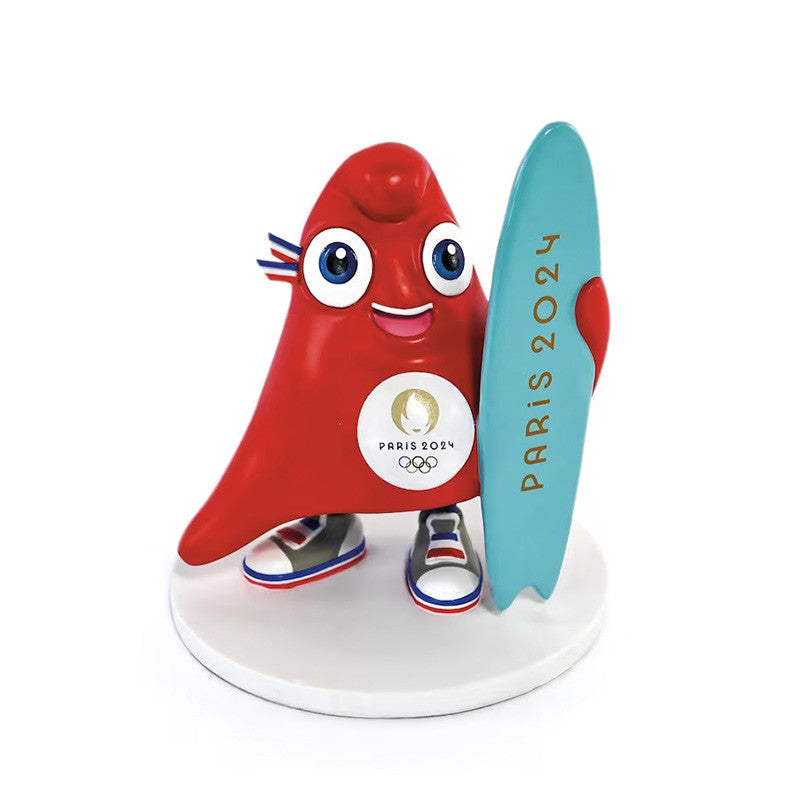 Mascotte officielle Jeux Olympiques Paris 2024 - Figurine Surf