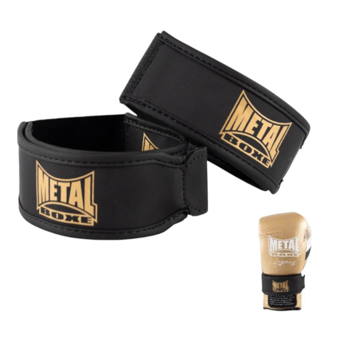 Convertisseur Velcro Metal Boxe Lace and Loop pour Gants à Lacets
