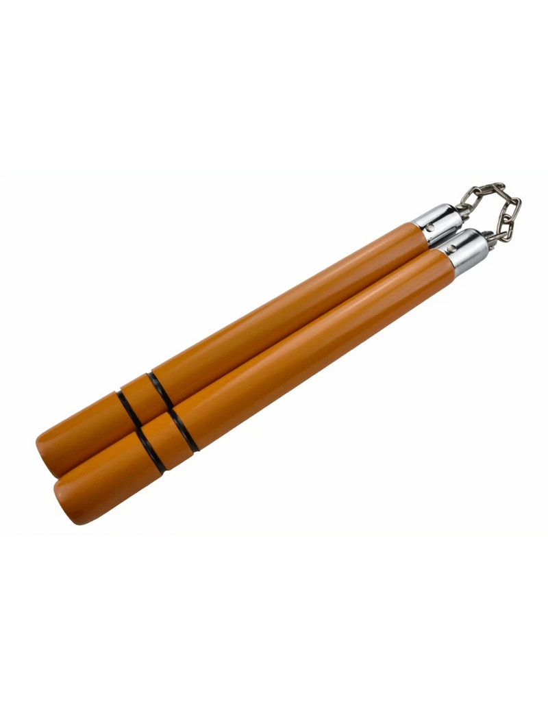 Nunchaku Bois Chaîne Caramel Piranha – 30 cm