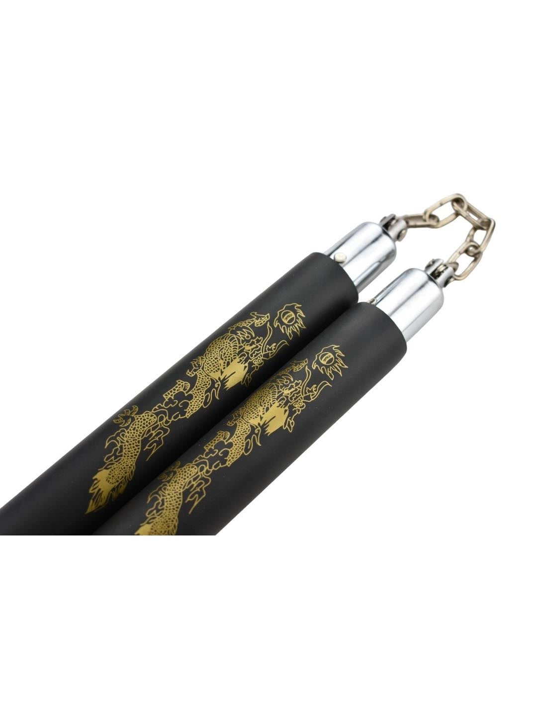 Nunchaku Dragon Noris en Mousse noir