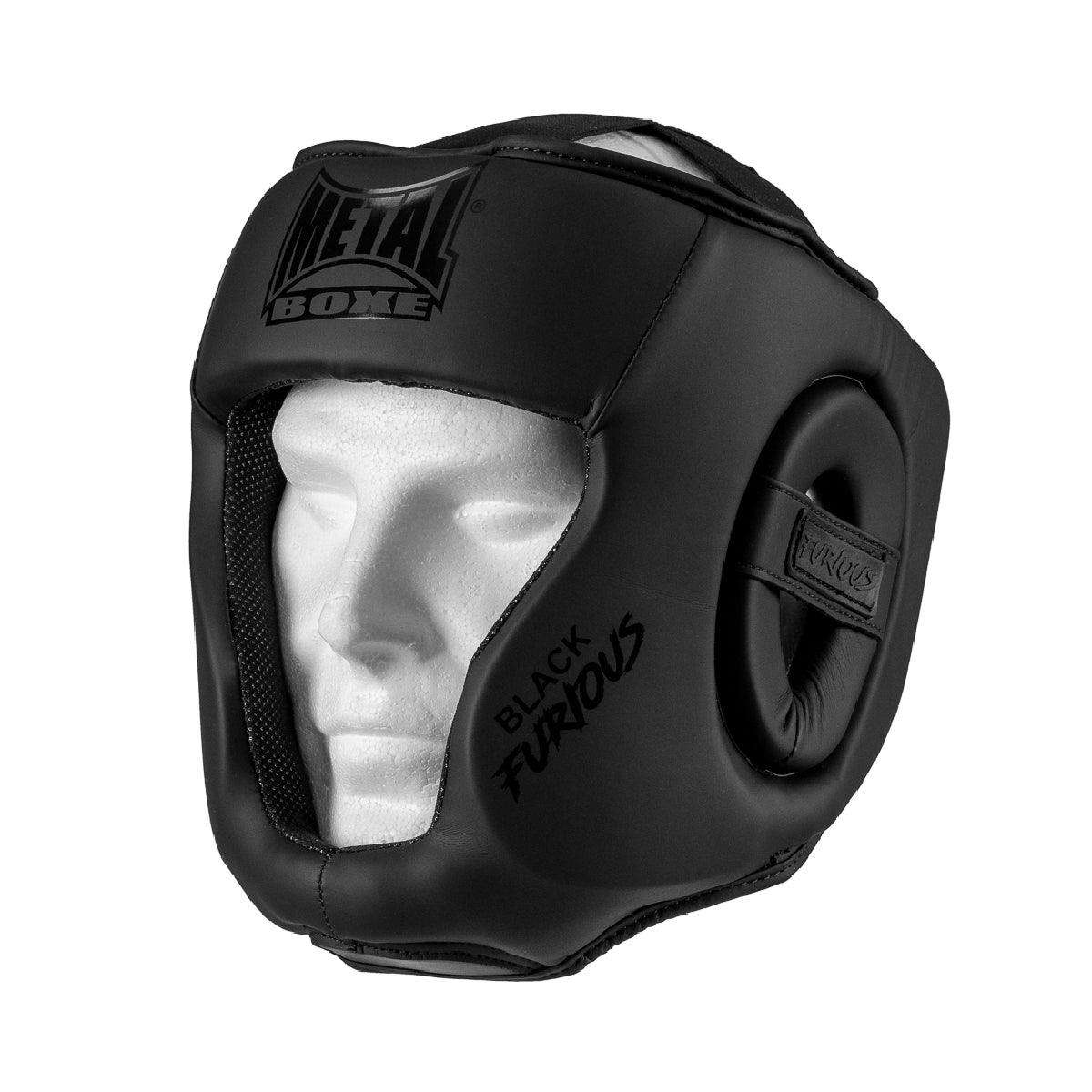 Casque de boxe intégral Metal Boxe Black Furious (PB118N)