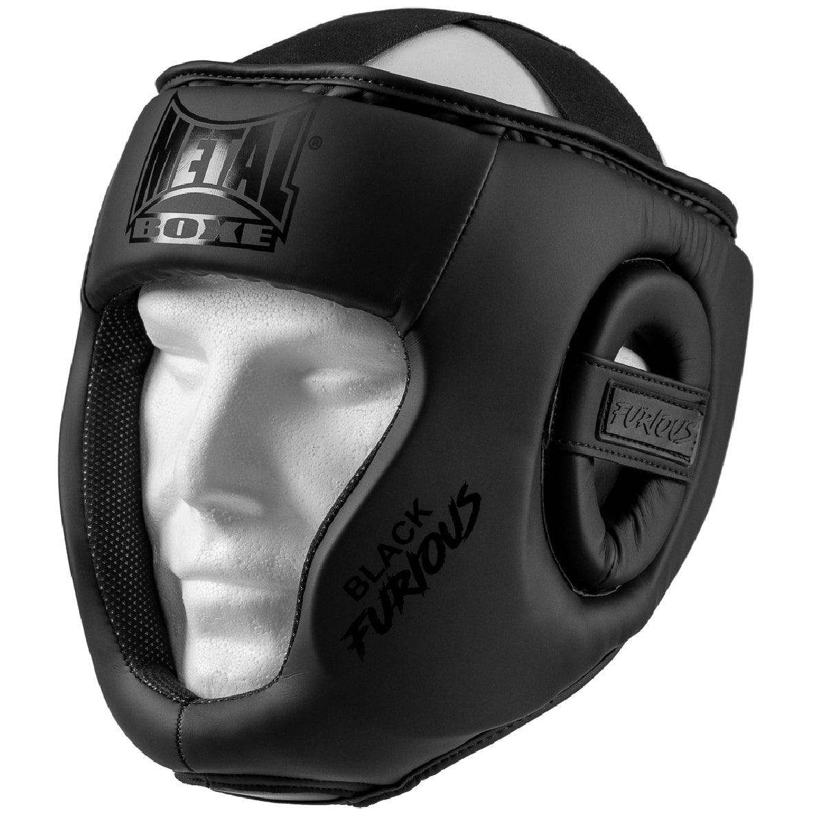 Casque de boxe intégral Metal Boxe Black Furious (PB118N) noir