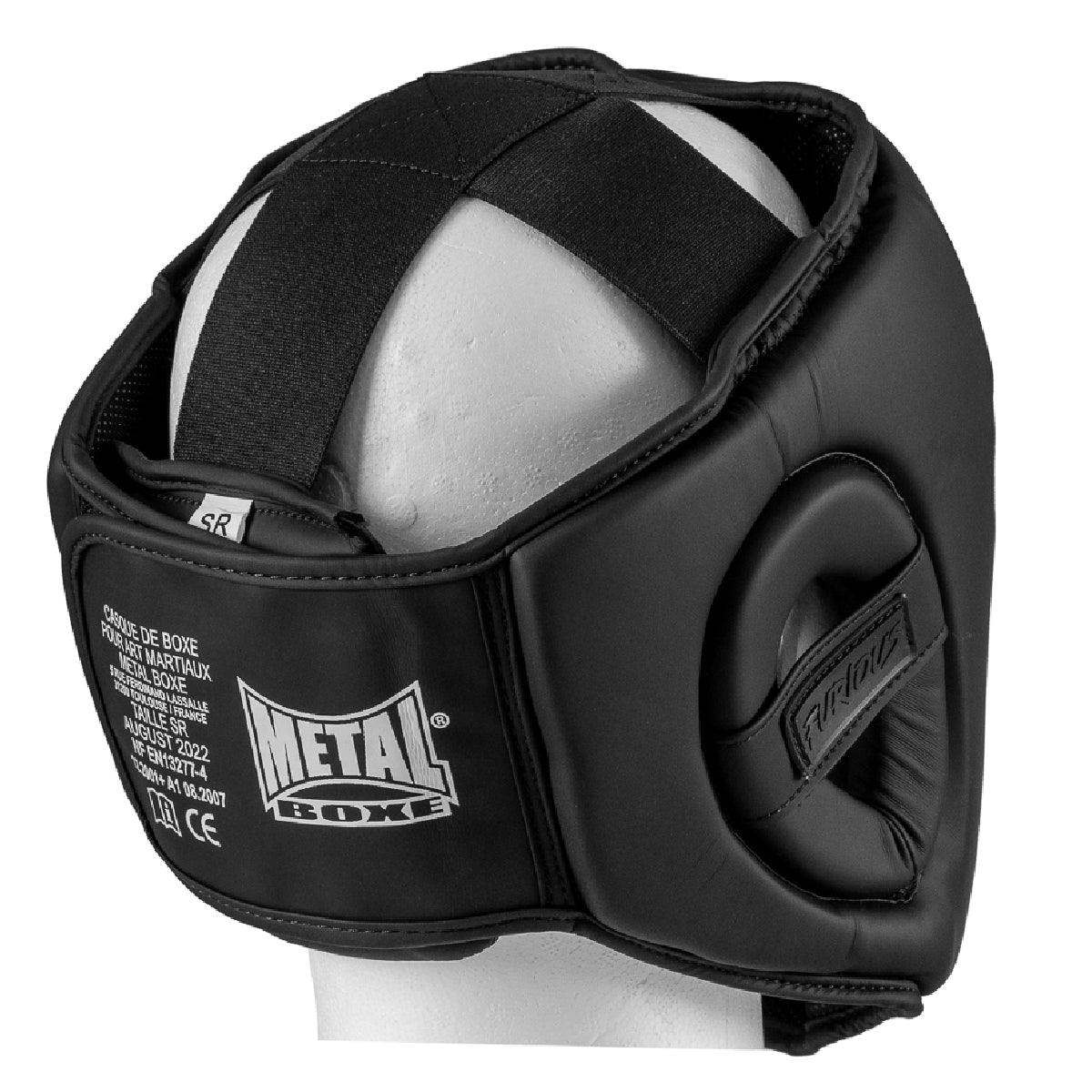 Casque de boxe intégral Metal Boxe Black Furious (PB118N) SR