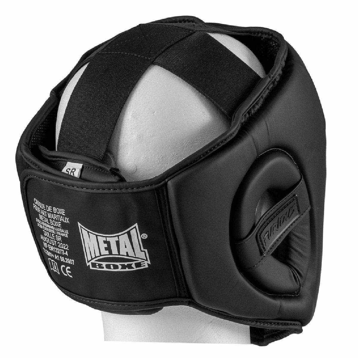Casque de boxe intégral Metal Boxe Black Furious (PB118N) SR