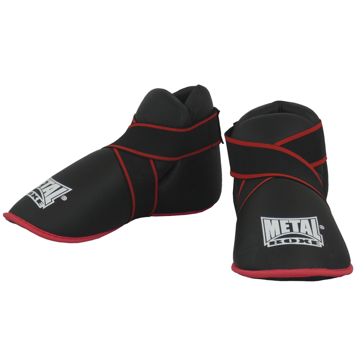 Protège-pieds Full Contact enfant Prima Metal Boxe noir