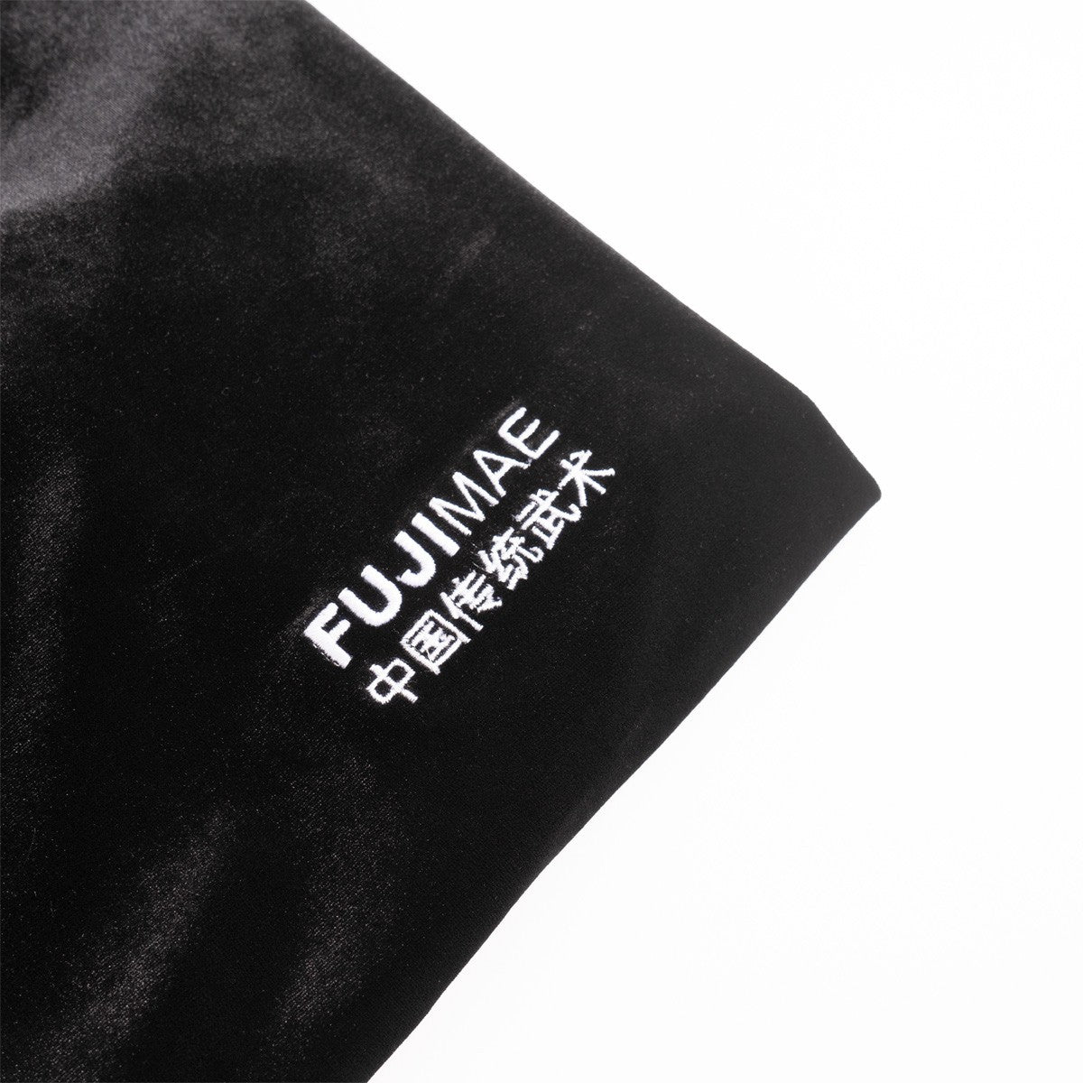 Pantalon de Tai Chi Qïng FUJIMAE en velour - Noir