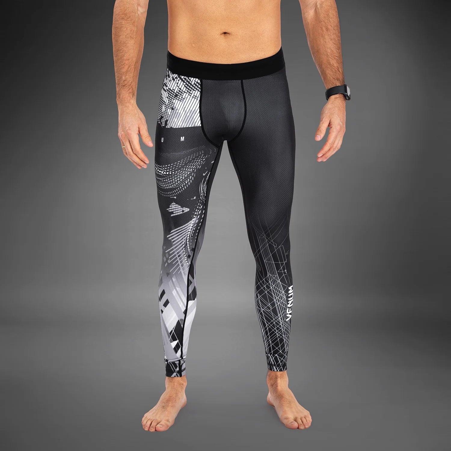 Pantalon de compression Venum Gorilla Jungle - Noir/Blanc