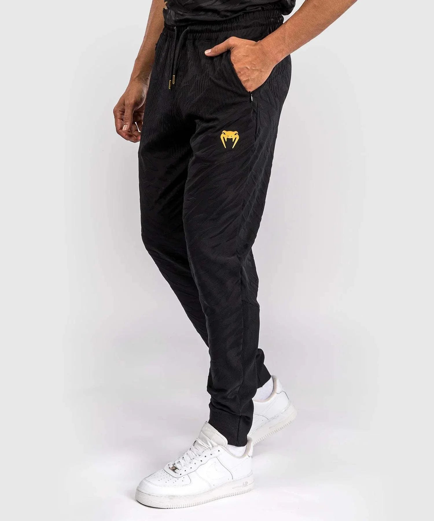 Pantalon de survêtement UFC Fusion by Venum Authentic Fight Night - Champion Noir/Or