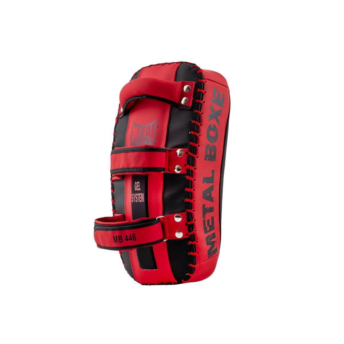 PAO cible de frappe courbe noir et rouge Metal Boxe pour entraînement arts martiaux