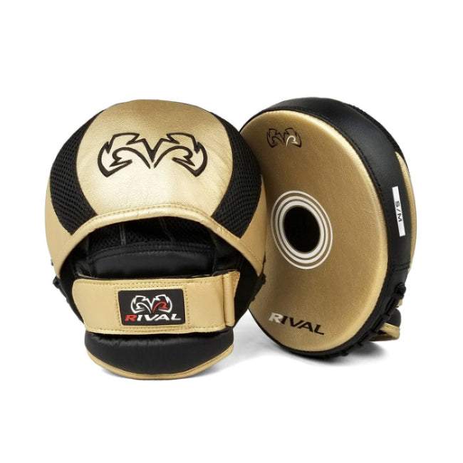 Pattes d'Ours Rival Evolution RPM11 S/M or pour entraînement précis en boxe et muay-thaï