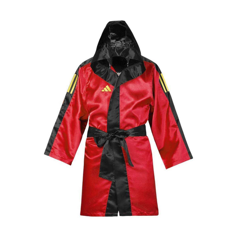 Peignoir de Boxe Pro Adidas avec capuche Rouge - ADIBX3R