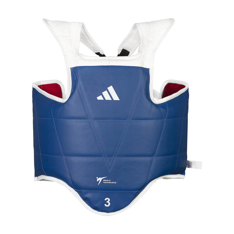 Plastron Taekwondo Adidas WT Réversible Bleu Rouge – ADITAP01