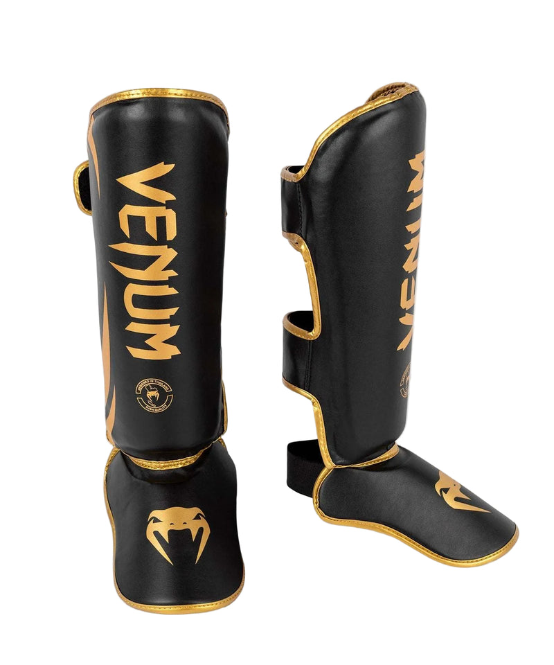 Protection tibia- pieds Venum Challenger - Noir/Or