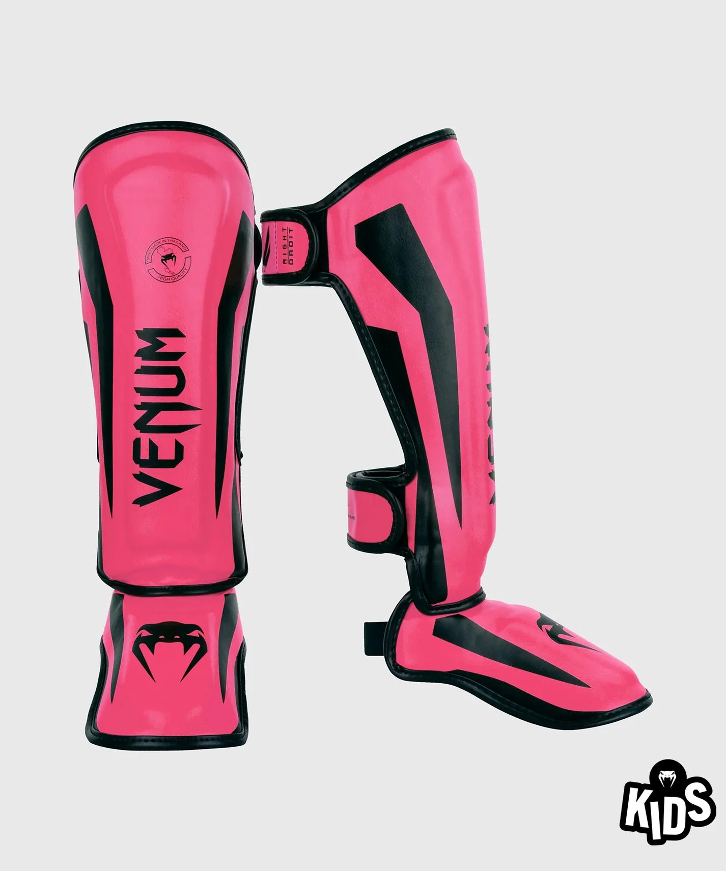 Protège-Tibias Enfant Venum Elite - Rose fluo (Neo)