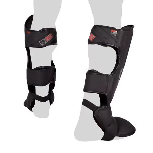 Protège Tibia-pieds RD BOXING HD V5 – K1 & Muay Thaï Noir