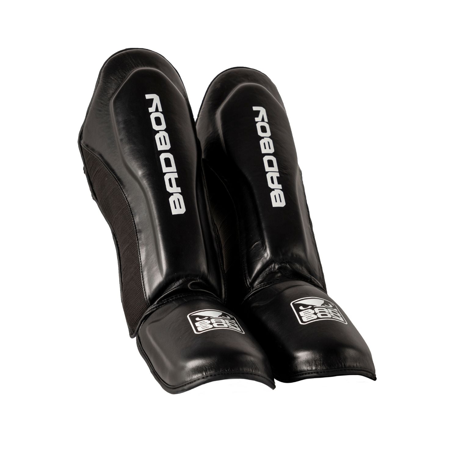 Protège Tibias Muay Thai Bad Boy - Noir/Blanc