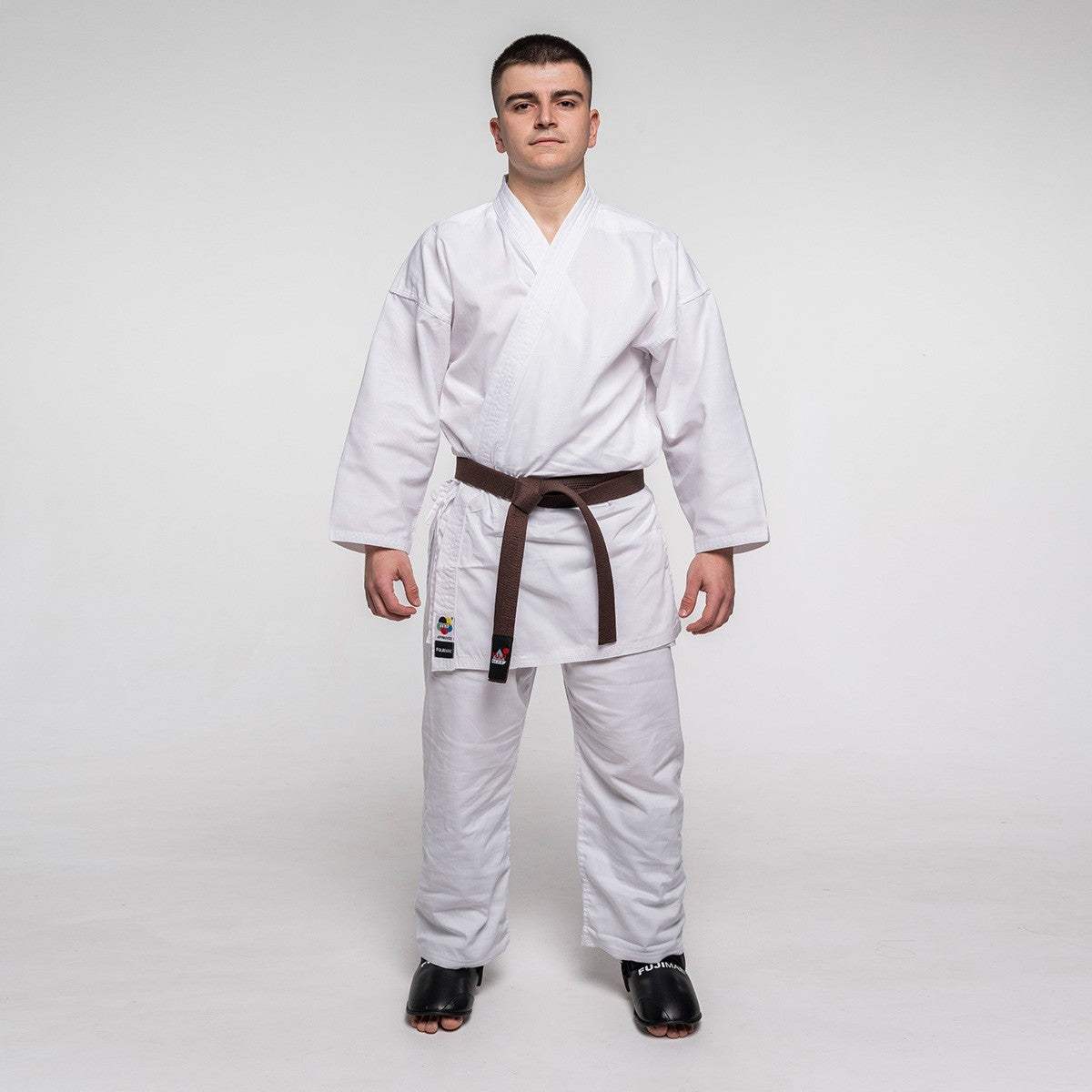 Protège-Tibias/Pieds Amovibles FUJIMAE Noir – Protection MMA & Boxe