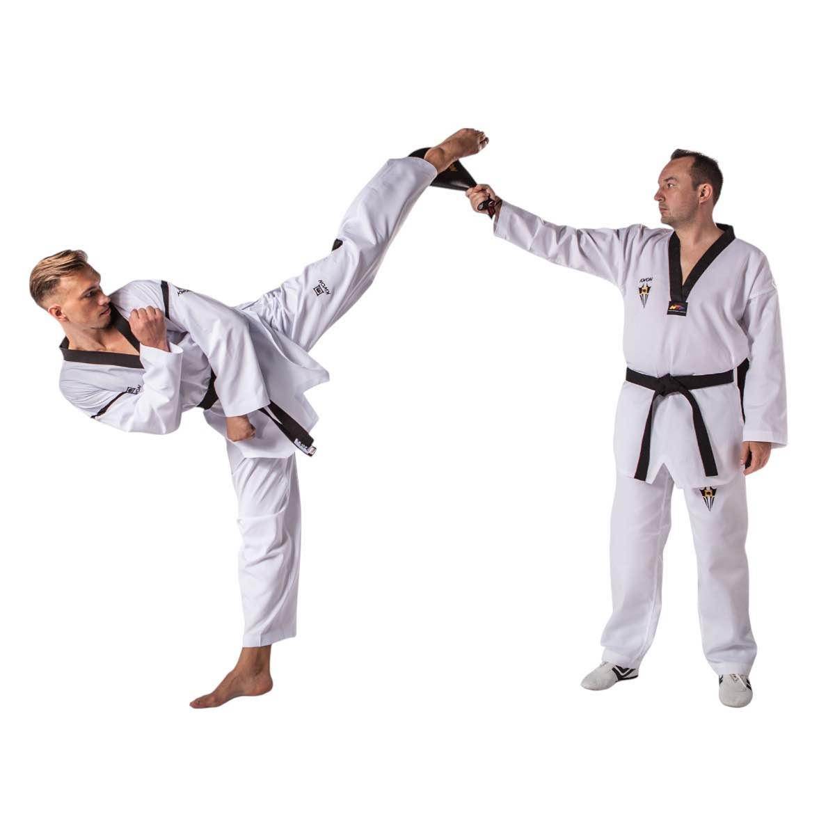 Raquette de Taekwondo Double Kwon action