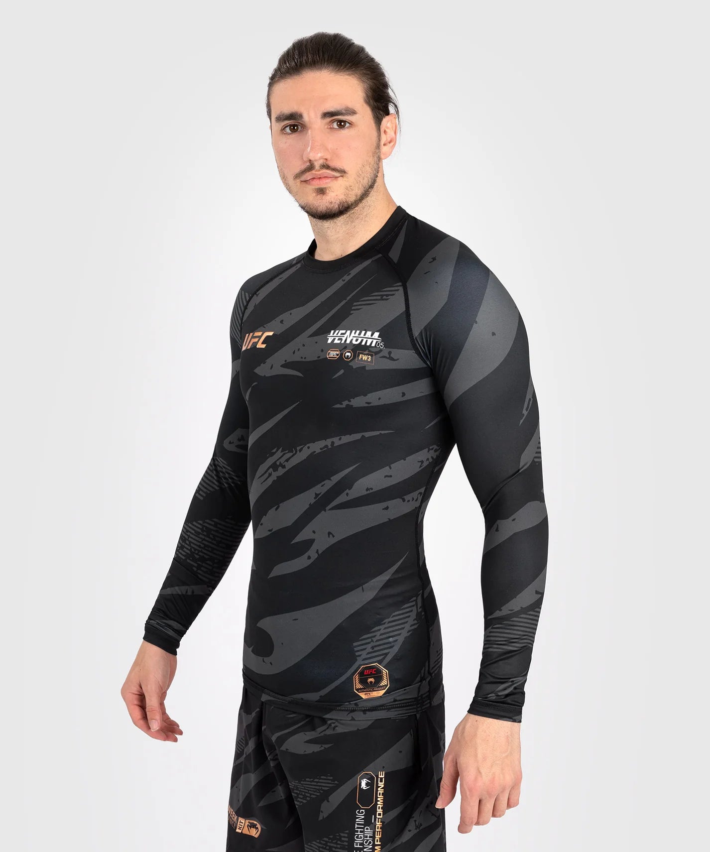 Rashguard ML UFC Adrenaline by Venum Fight Week - Urban Camo