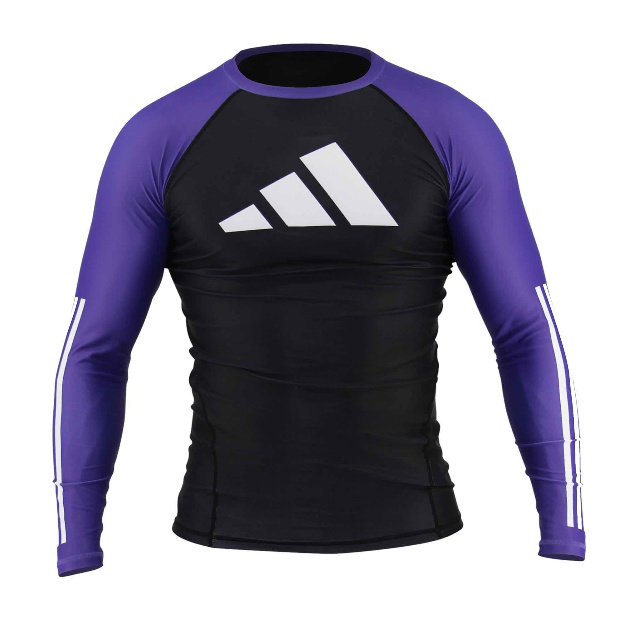 Rashguard JJB Adidas NoGi Manches Longues Approuvé IBJJF