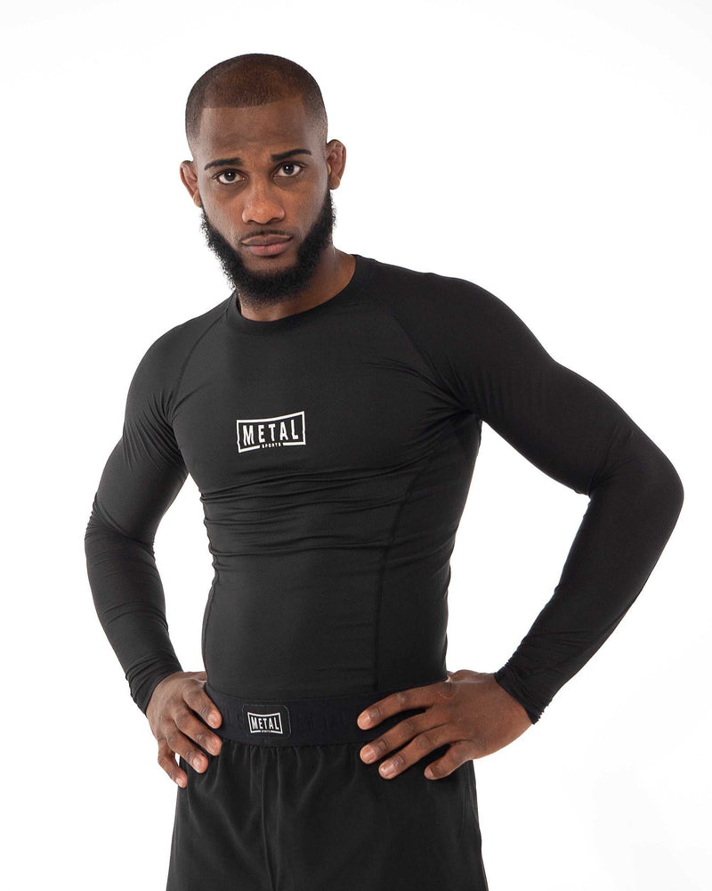 Rashguard Performance Manches Longues Metal Boxe