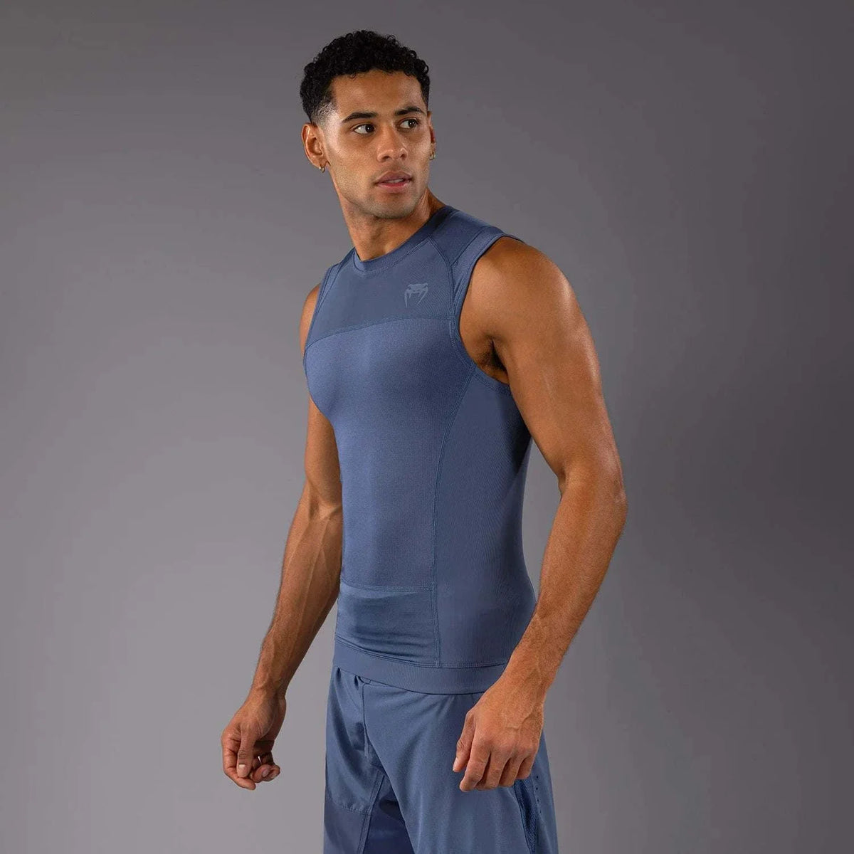 Rashguard sans manches Venum G-Fit Air bleu pour MMA et sports de combat