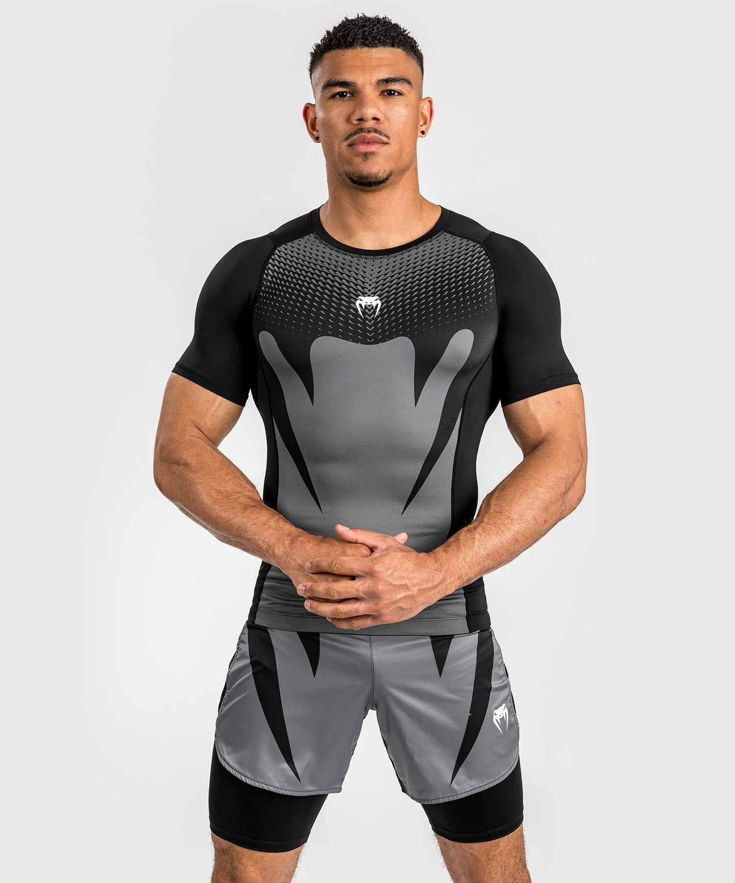 Rashguard Venum Attack - Noir/Gris